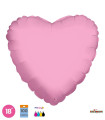 Mylar Pink Heart Baby 18" pack 100pcs