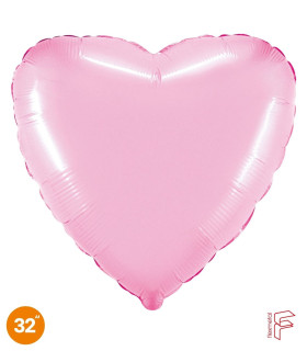 Mylar Pink Heart 32" 1pc