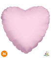 Light Pink Heart Mylar 36" 1pc
