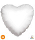 Mylar White Heart 36" 1pc