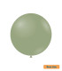 18" Sage Green 219 Rocca Decorator Line Latex Balloons bag of 20pcs