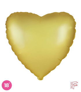 Mylar Heart Champagne 18" 1pc