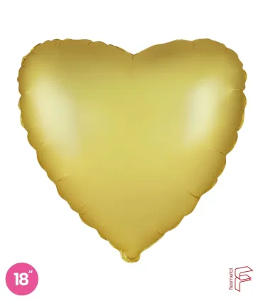 Mylar Heart Champagne 18" 1pc