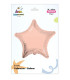Mylar Star Pink Gold 18" pack 50pcs