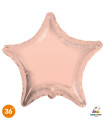 Mylar Star Rosa Gold 36" 1pc