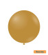 18" Mocha Brown 209 Rocca Decorator Line Latex Balloons bag of 20pcs