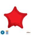Red Star Mylar 9" pack 5pcs