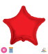 Mylar Red Star 18" pack 50pcs