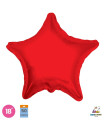 Mylar Red Star 18" pack 50pcs