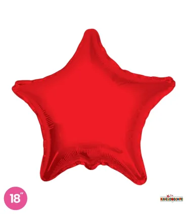 Red Star Mylar 18" 1pc