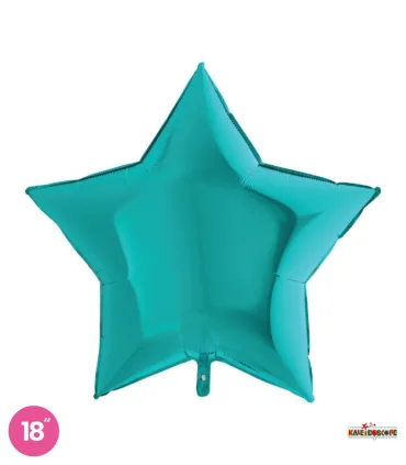 Mylar Star Tiffany 18" 1pc