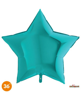 Mylar Star Tiffany 36" 1pc
