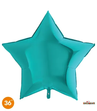 Mylar Star Tiffany 36" 1pc