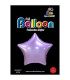 Mylar Star Light Purple Satin 19" 1pc