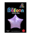 Mylar Star Light Purple Satin 19" 1pc