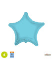 Mylar Star Celeste Baby 4" pack 5pcs