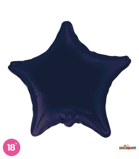 Mylar Star Navy Blue 18" 1pc