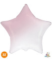 Mylar Star Pink Baby Gradient 32" 1pc