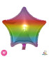 Mylar Rainbow Star 19" 1pc