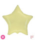 Mylar Star Cream 18" 1pc