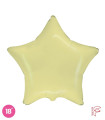 Mylar Star Cream 18" 1pc