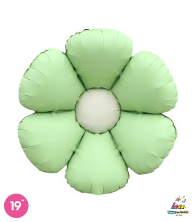Mylar Margherita Mint Green Satin SuperShape 19" 1pc