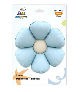 Mylar Margherita Celeste Satin SuperShape 30" 1pc
