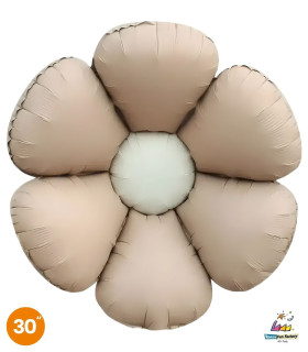 Mylar Margherita Satin Milk SuperShape 30" 1pc