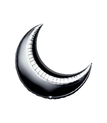 Mylar Moon Nera 9" pack 5pcs