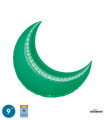 Mylar Moon Emerald Green 9" pack 5pcs