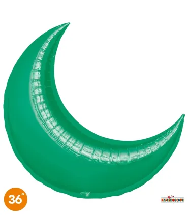 Mylar Moon Emerald Green 36" 1pc