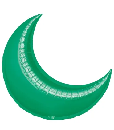 Mylar Moon Emerald Green 36" 1pc