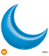 Mylar Moon Blu 36" 1pc