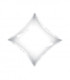 Mylar White Diamond 18" 1pc