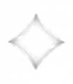 Mylar White Diamond 18" 1pc