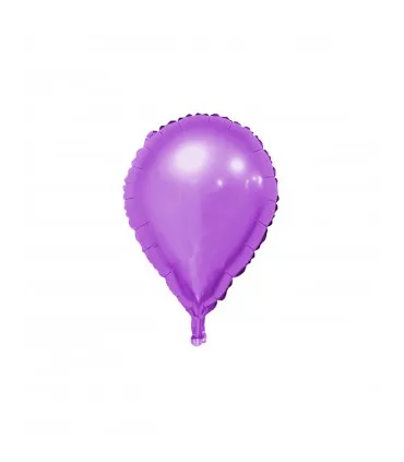 Mylar Drop Purple 19" 1pc