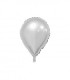 Mylar Drop Silver 19" 1pc