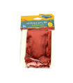 Red Foil Fringe with Self-Adhesive Tape 20x200 cm 1 pc