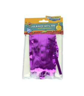 Fuxia Foil Fringe with Self-Adhesive Tape 20x200 cm 1 pc