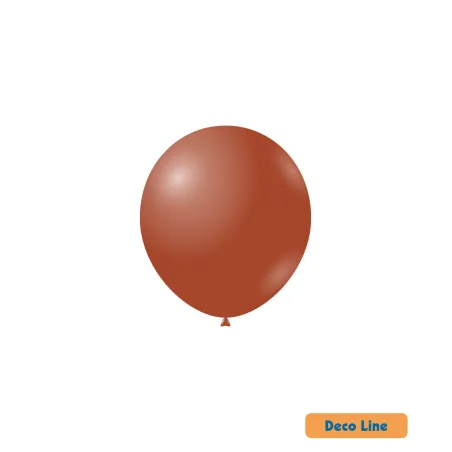 5" Rust 260 Rocca Decorator Line Latex Balloons bag of 100pcs