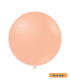 26" Peach 227 Rocca Decorator Line Latex Balloons bag of 2pcs