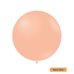 26" Peach 227 Rocca Decorator Line Latex Balloons bag of 2pcs