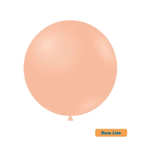26" Peach 227 Rocca Decorator Line Latex Balloons bag of 2pcs