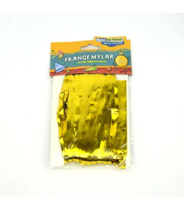 Gold Foil Fringe with Self-Adhesive Tape 20x200 cm 1 pc