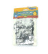 Silver Foil Fringe with Self-Adhesive Tape 20x200 cm 1 pc