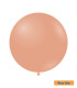 26" Clay Pink 242 Rocca Decorator Line Latex Balloons bag of 2pcs