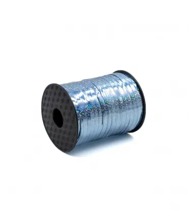 Holographic Light Blue Ribbon 5 mm x 500 yards