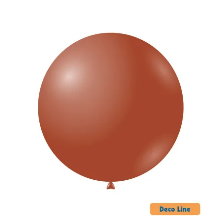 26" Rust 260 Rocca Decorator Line Latex Balloons bag of 2pcs