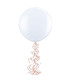 Rose Gold Balloon Foil Spiral - Pack of 6