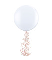 Rose Gold Balloon Foil Spiral - Pack of 6